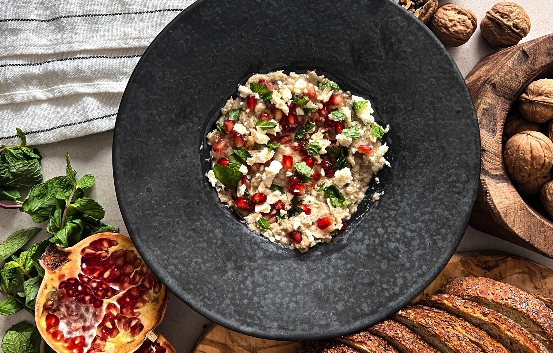 Recipes | Aubergine & Tahini Dip
