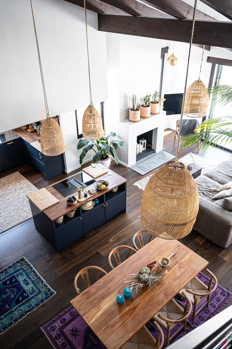 Mix & Match Different Natural Lamp Shades