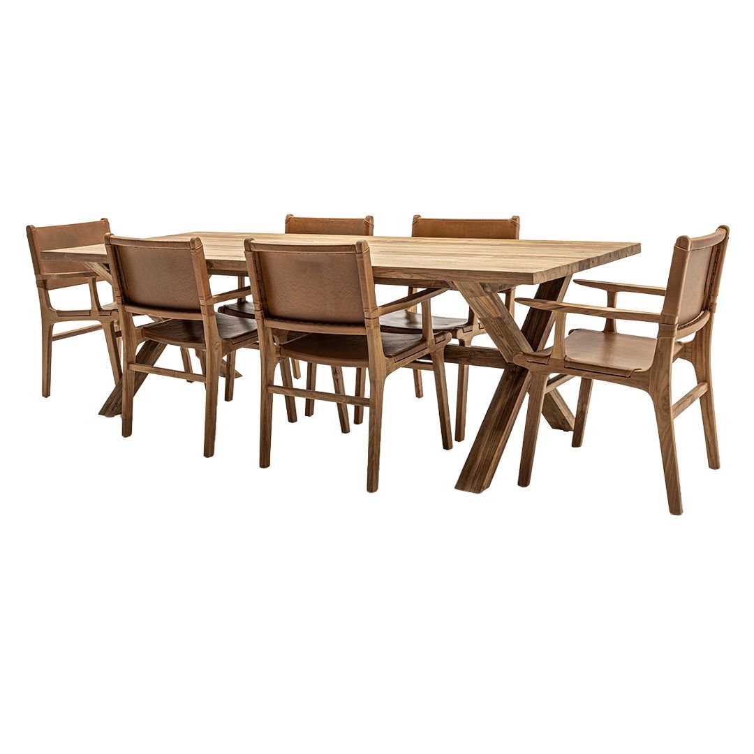 Mesa Munduk + Sillas de Comedor Samar | Set