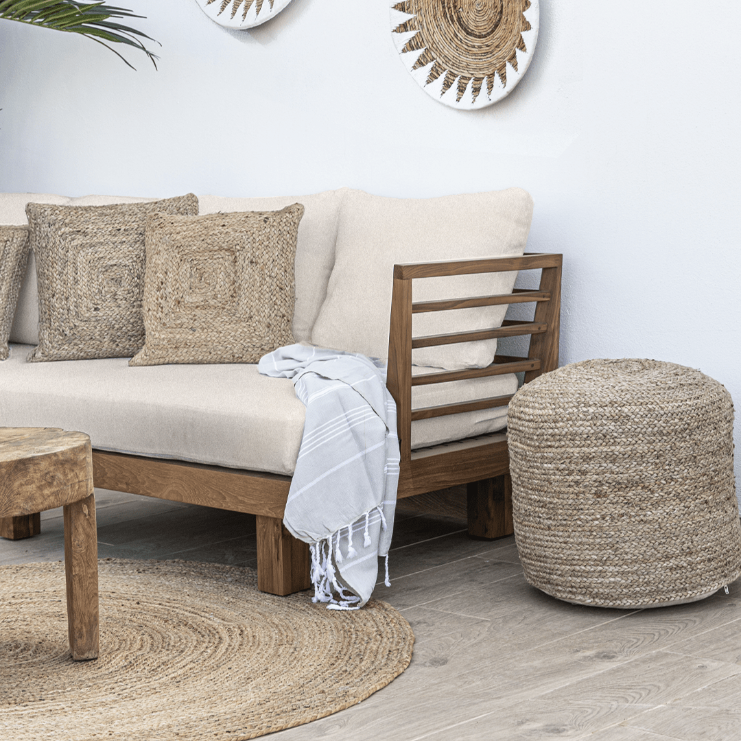 Zoco Home Outdoor/Sofa Amaya Three Seater Sofa | Sand