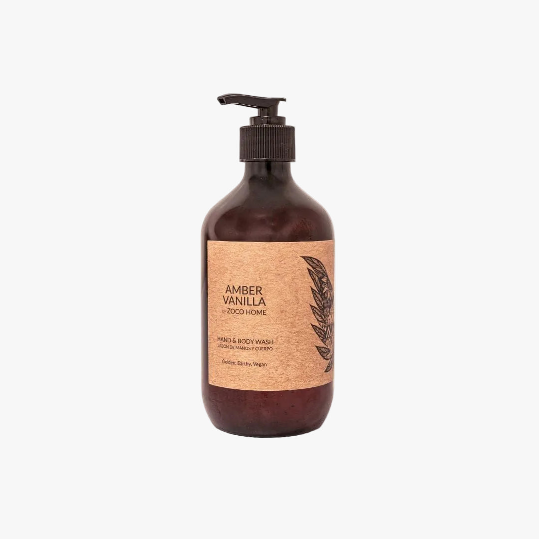 Zoco Home Amber Vanilla de Zoco Home Jabón líquido para manos y cuerpo