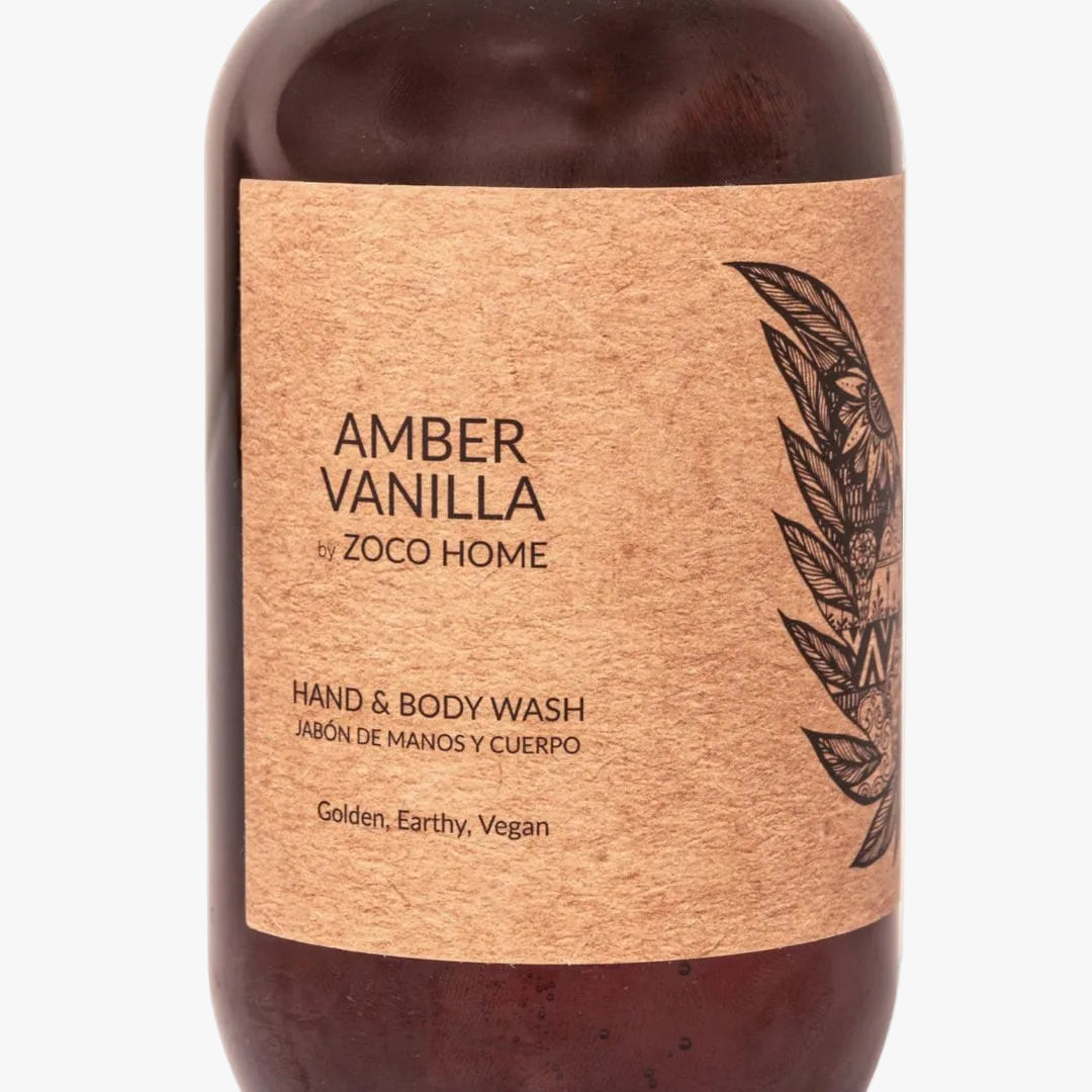 Zoco Home Amber Vanilla de Zoco Home Jabón líquido para manos y cuerpo