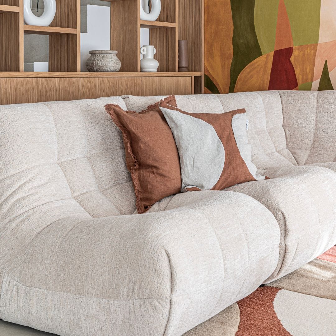 Zoco Home Decor/Textile/Cushions Amira Cushion Cover Brown Sugar | 50x50cm