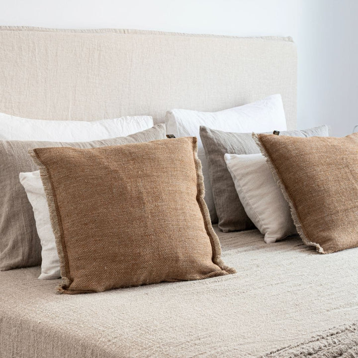 Zoco Home Cushion Athea Linen Cushion Cover | Tobacco 45x45cm