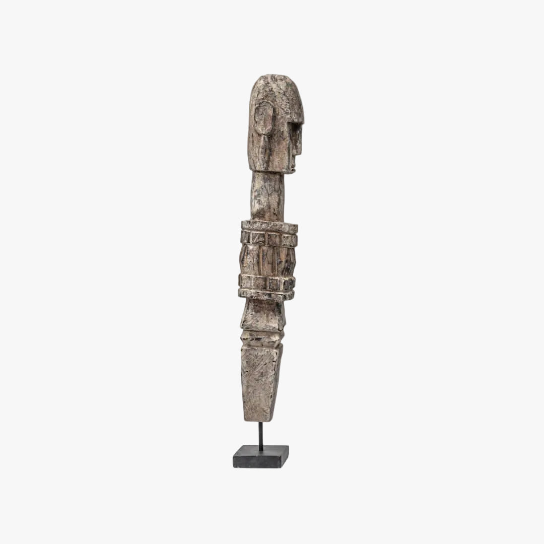 Zoco Home Statua in pietra bianca | 57 cm
