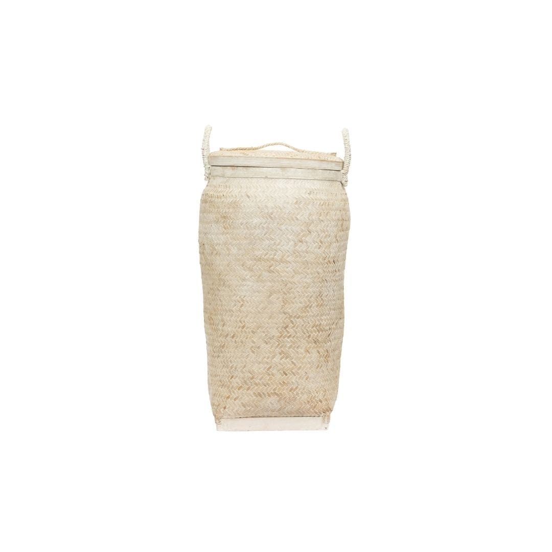 Zoco Home Baskets Bamboo Basket | Whitewashed 40x75cm