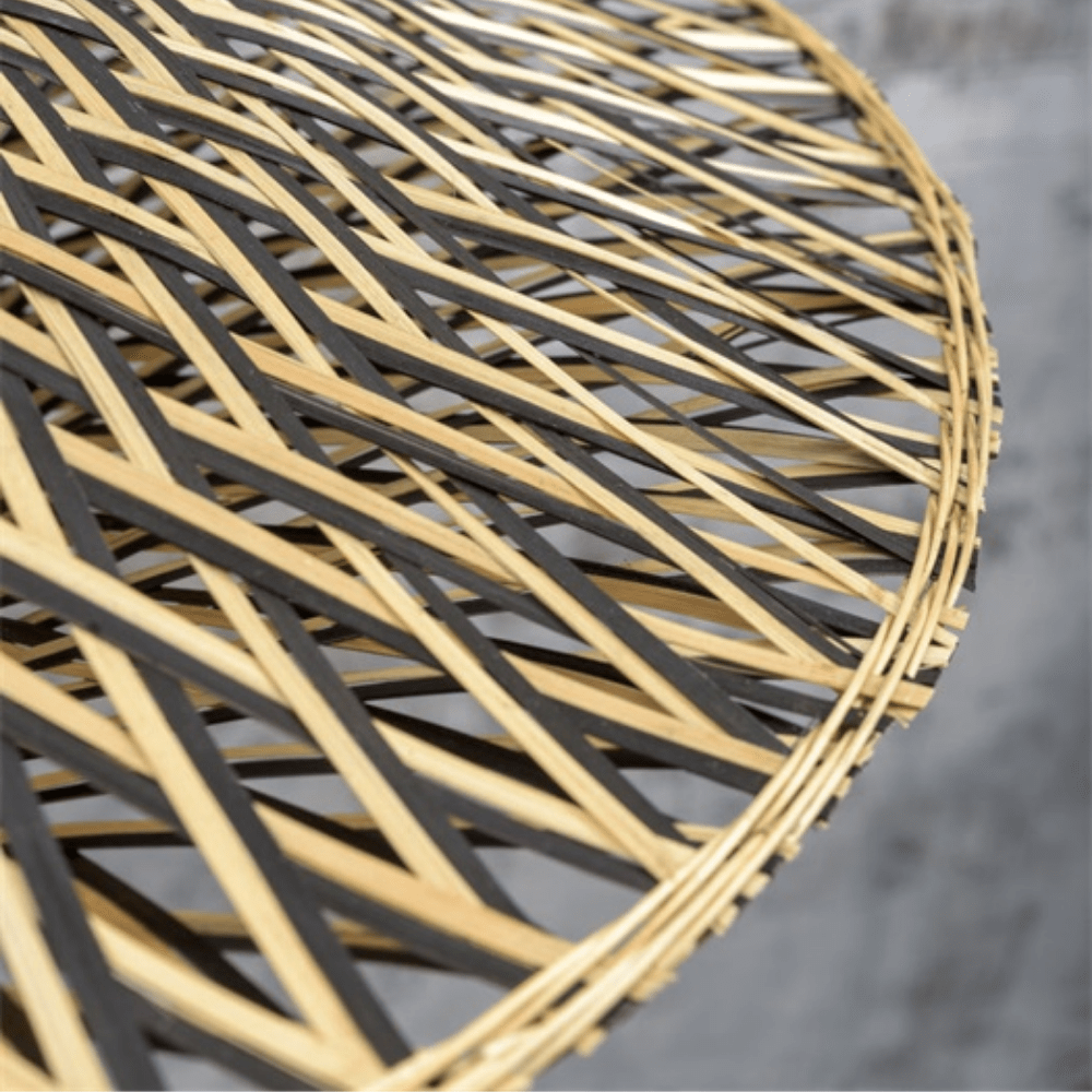 Zoco Home Decor/Lighting Bamboo Ceiling Lamp | Natural/Black