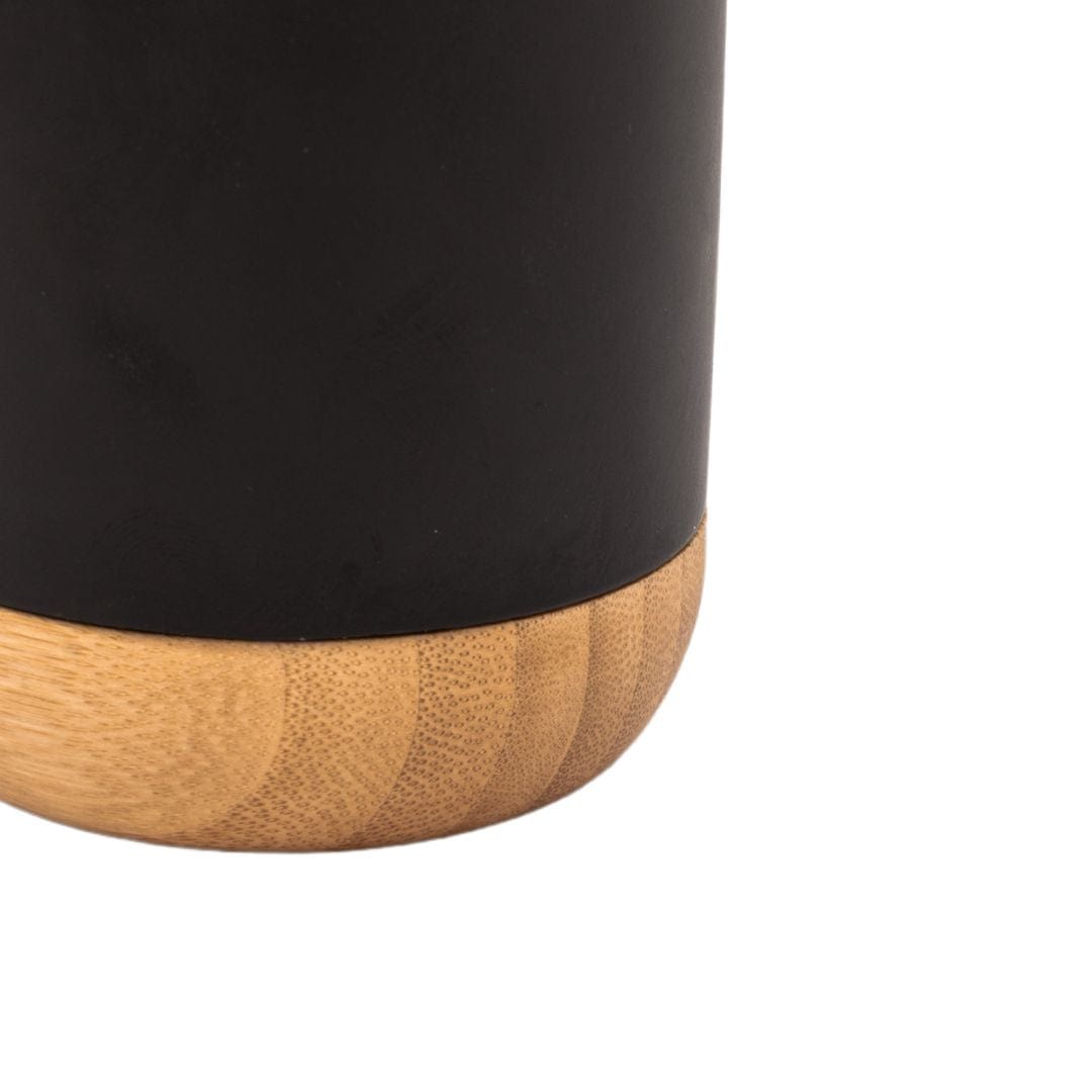Zoco Home Home accessories Bamboo Toilet brush holder black | 7x11cm