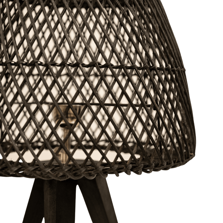 Zoco Home Furnitures Bangka Table Lamp | Black 29x42cm