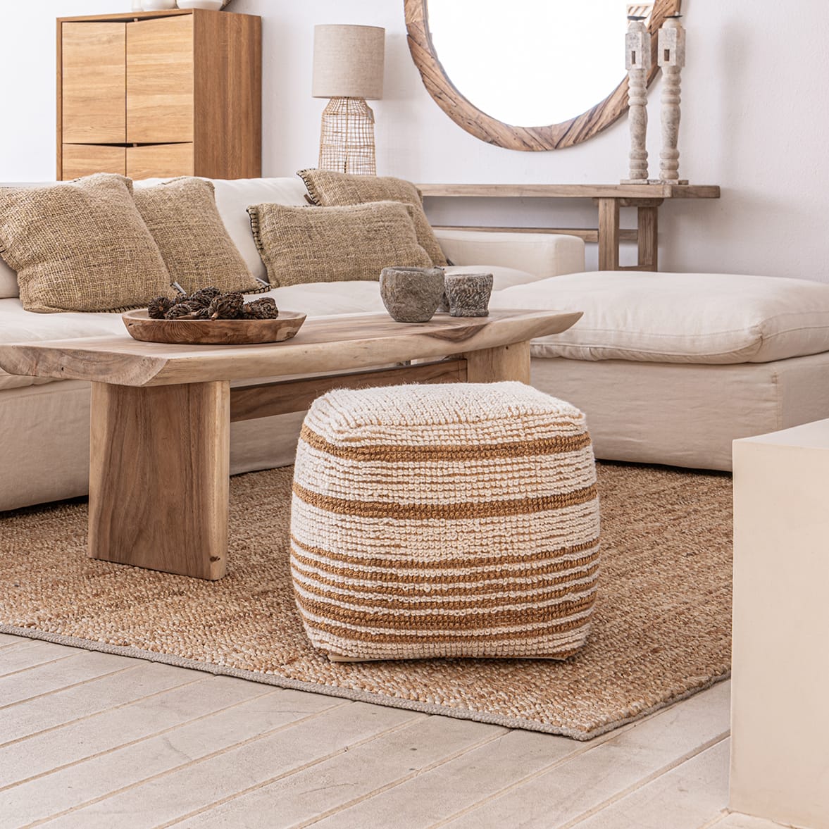 Zoco Home Bodrum Jute Poef