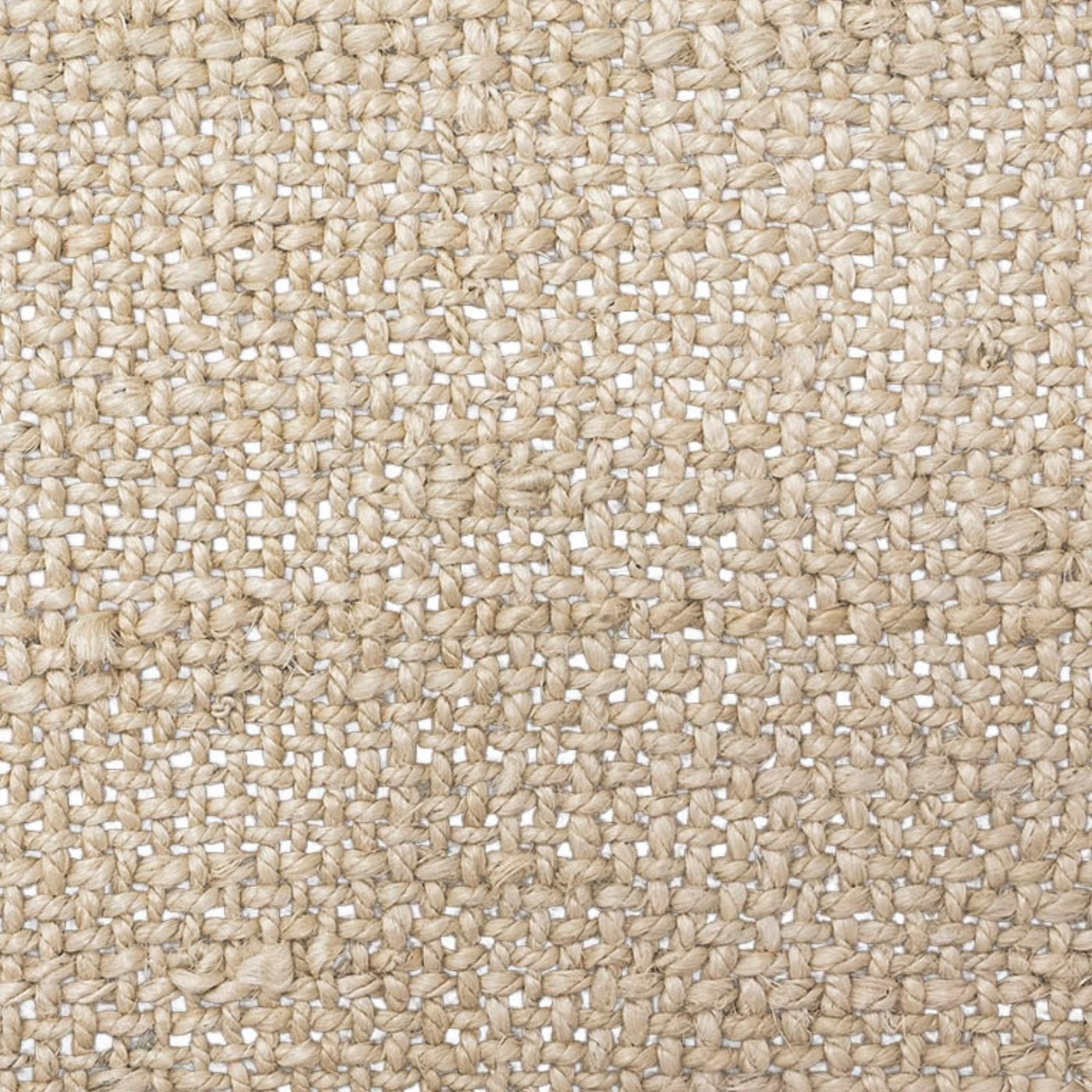 Zoco Home Decor/Kitchen/Tableware Braided Jute Table Mat with Contrast Trim Light Natural