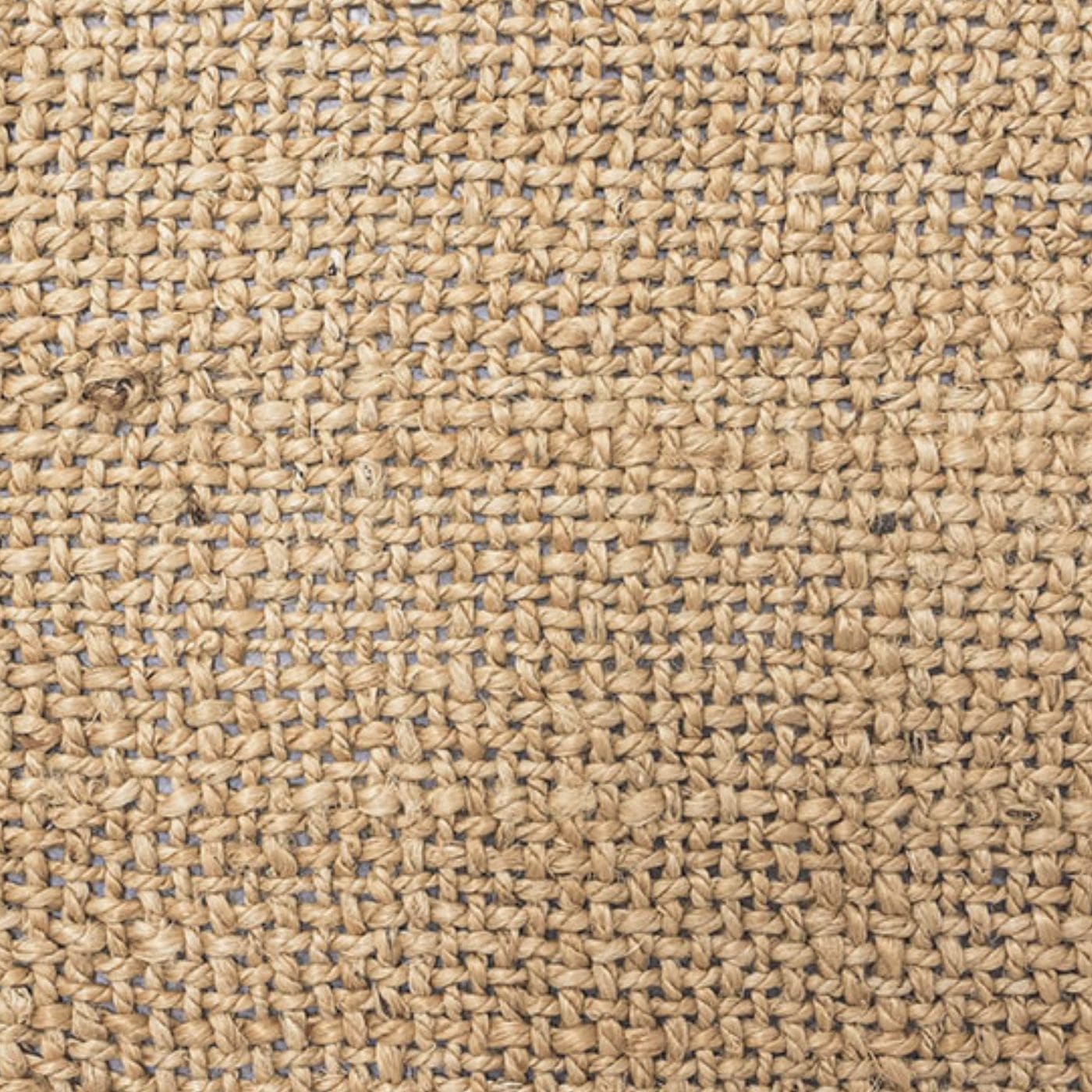 Zoco Home Decor/Kitchen/Tableware Braided Jute Table Mat with Contrast Trim Natural