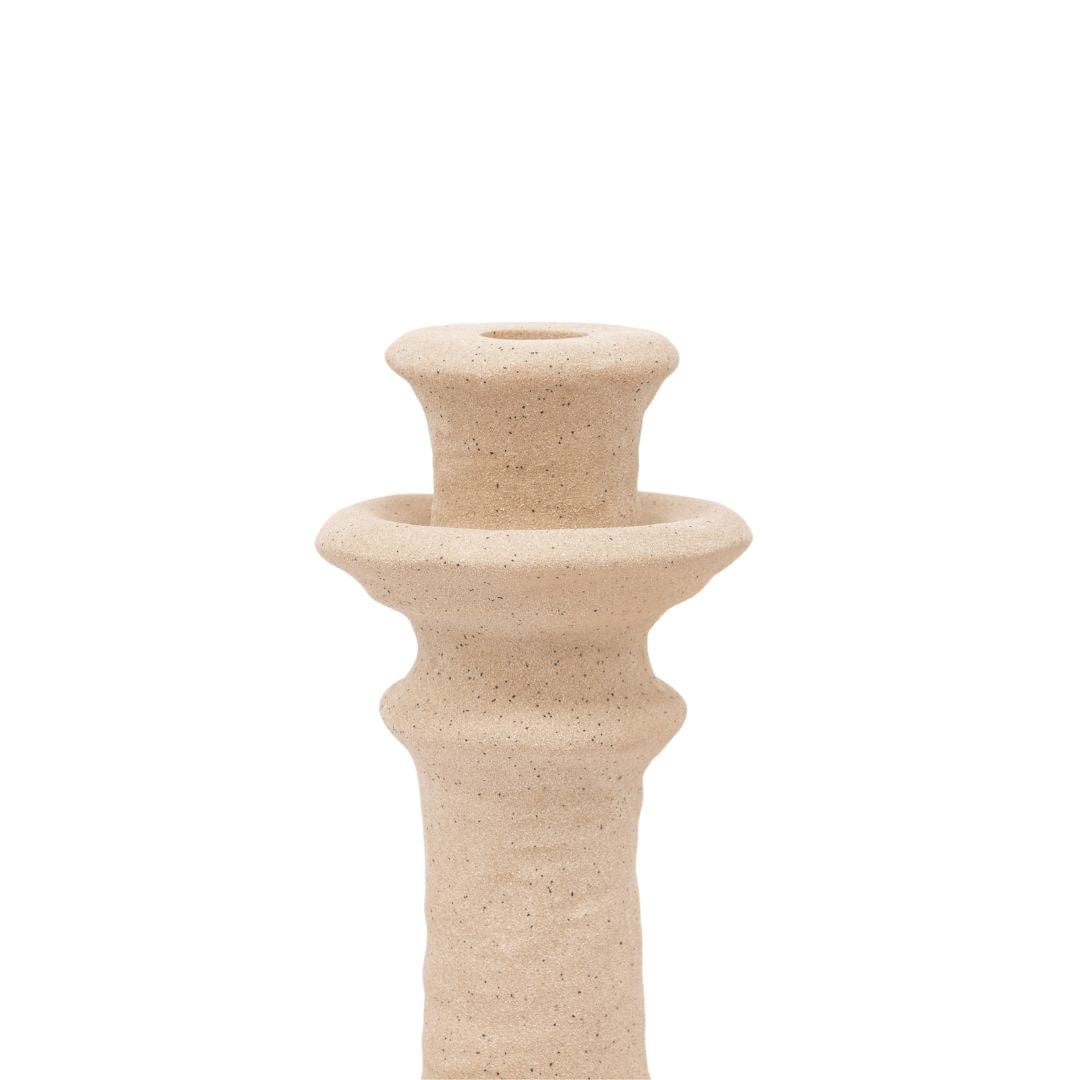 Zoco Home Decor/Accessories Ceramic Candle Holder | 9.5x19.5cm