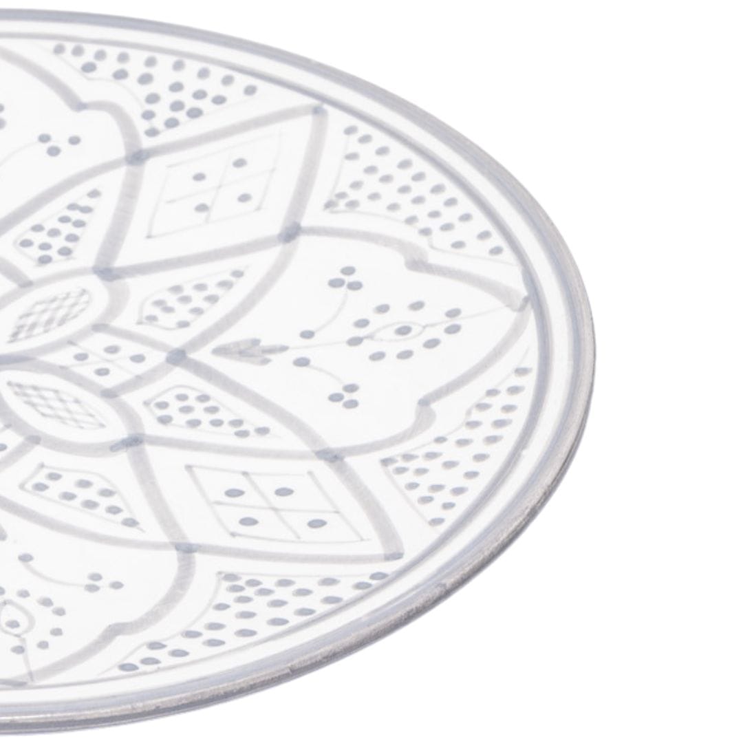 Zoco Home - Piatto in ceramica | Grigio 25 cm