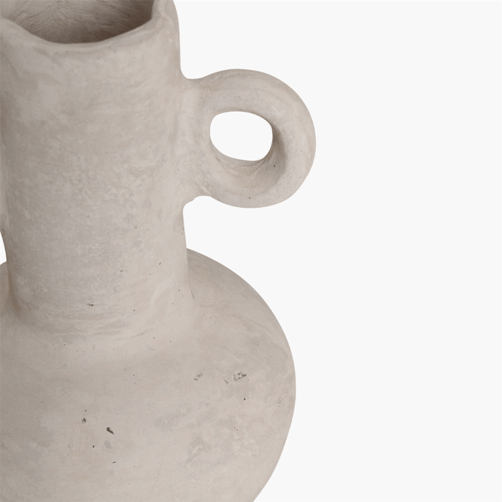 Zoco Home Vases Chalk & Paper Mache Vase | White 15x24cm