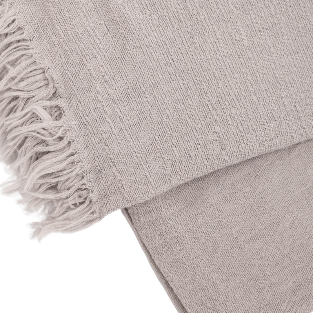 Zoco Home Decor/Textile Combed Cotton Scarf | Sand 95x170cm