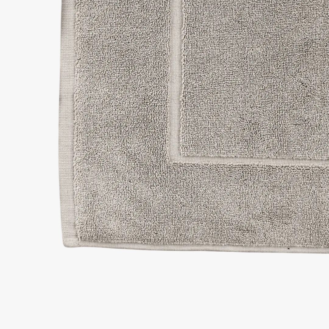 Tapete de banho de algodão Zoco Home | Linho Areia 50x85 cm
