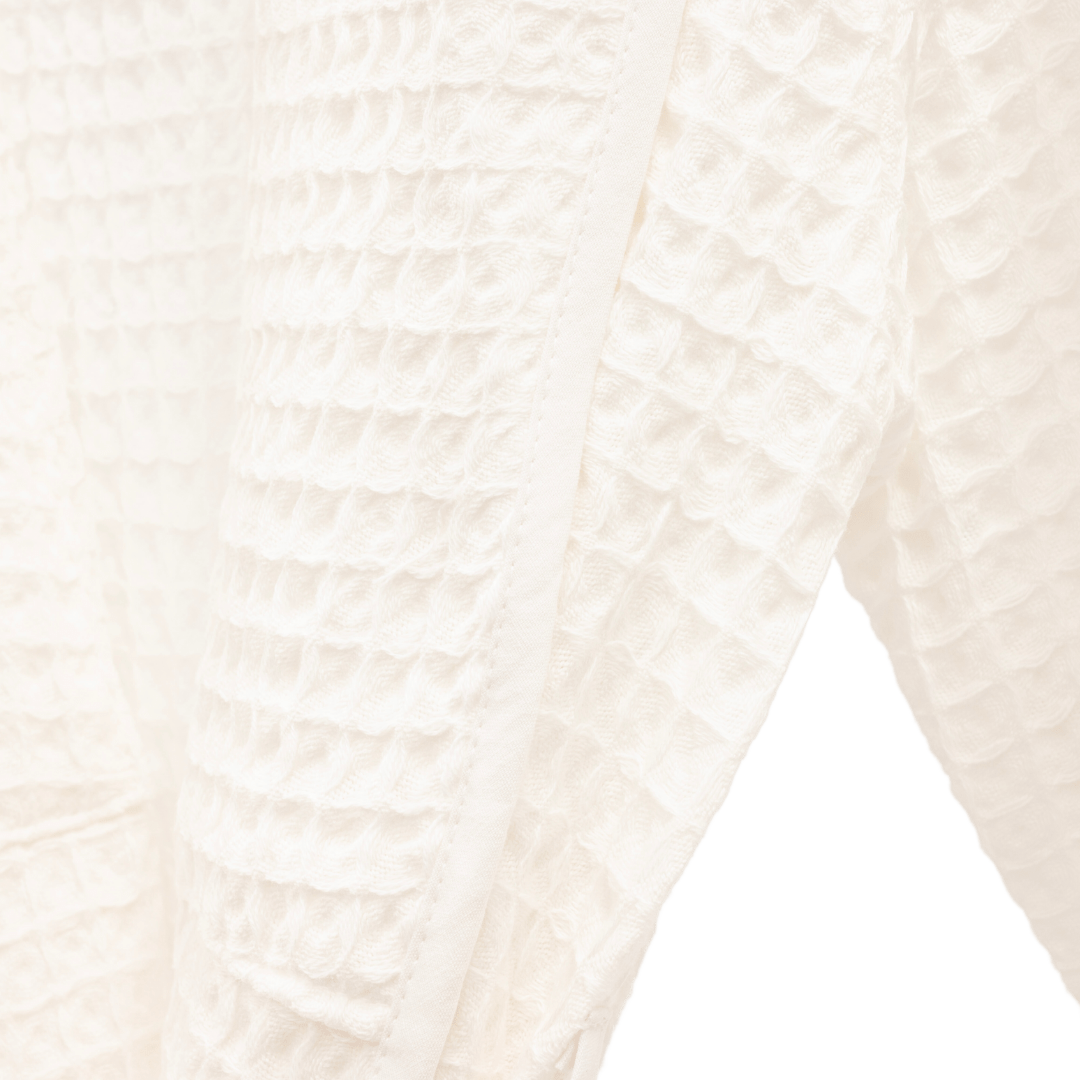 Zoco Home Decor/Bathroom Cotton Bathrobe | White