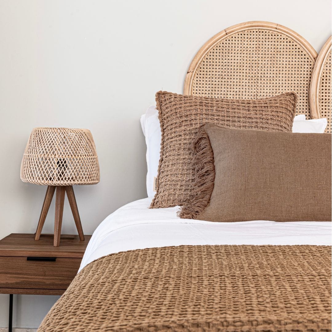 Zoco Home Decor/Textile Cotton Cushion Cover Fancy | Oatmeal 50x50cm