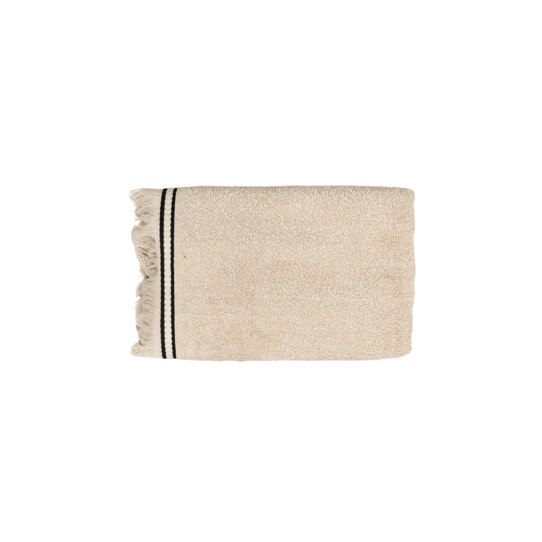 Zoco Home Textile Cotton Linen Towel | Sand 50x100cm