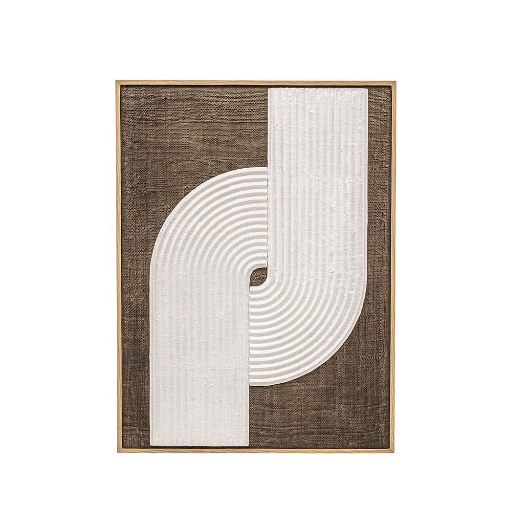 Zoco Home Decor/Accessories/Wall Dawn Wall Art | Brown & White