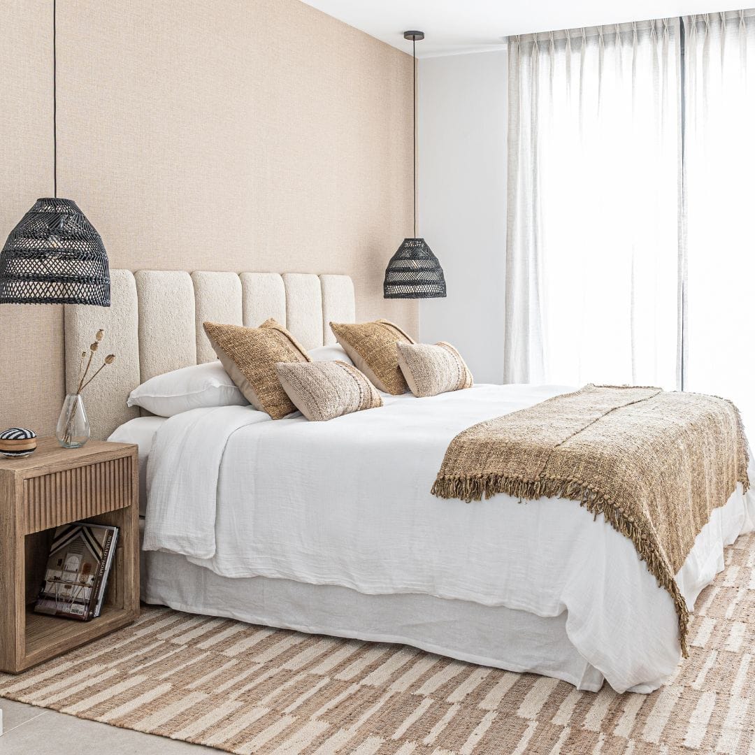 Zoco Home Decor/Textile/Throws Etera Fringed Throw Natural