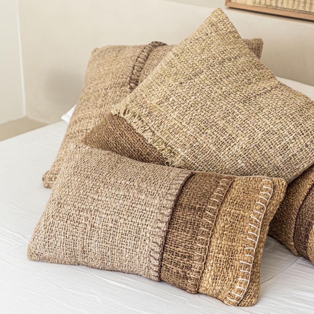 Zoco Home Decor/Textile/Cushions Etera Rectangular Cushion Layered Stitch | 50x30cm