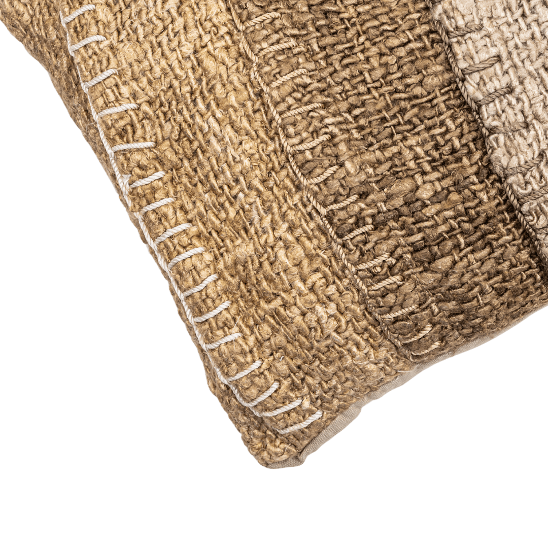 Zoco Home Cuscino rettangolare Etera con cuciture a strati | 60x40 cm