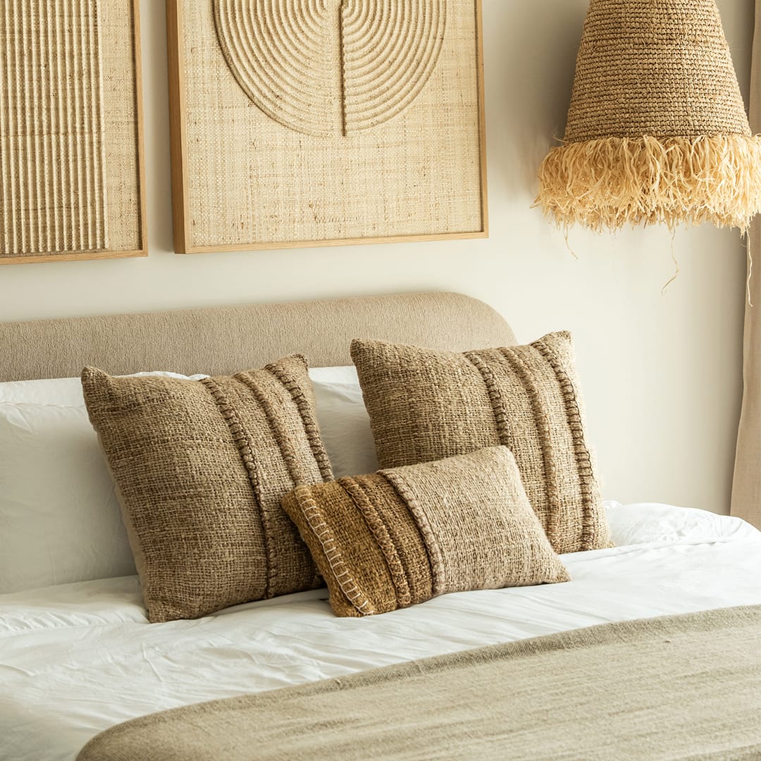 Zoco Home Cuscino quadrato Etera con cuciture a strati | 50x50