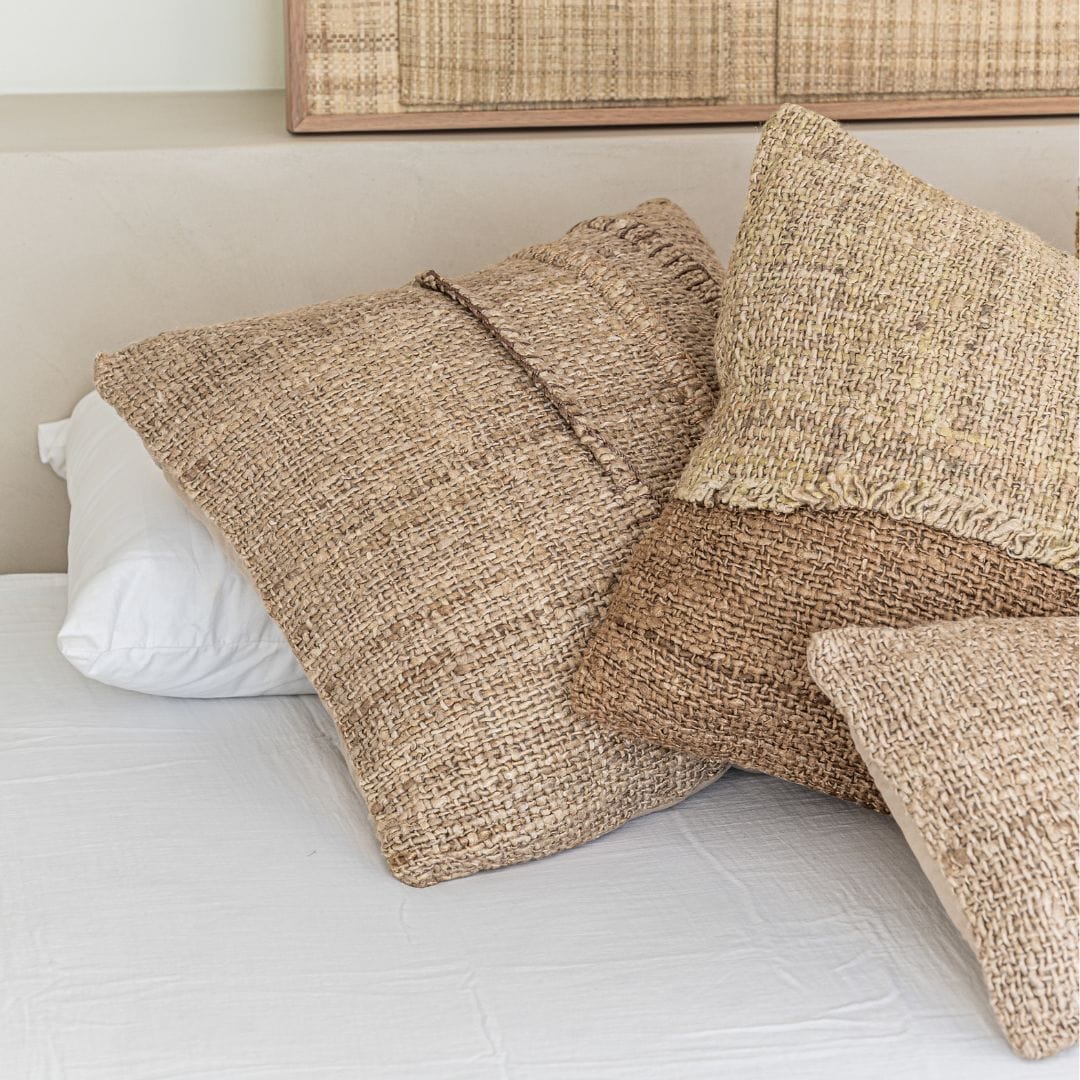 Zoco Home Decor/Textile/Cushions Etera Square Cushion Layered Stitch | 50x50cm