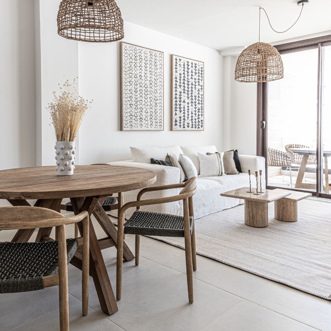 Zoco Home Outdoor/Chair/Dining Eucalyptus Outdoor Chair | Grey 57x52x76cm