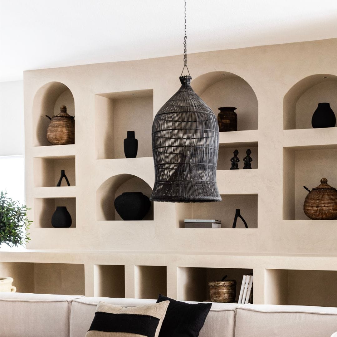 Zoco Home Decor/Lighting Fish Trap Lampshade | Black