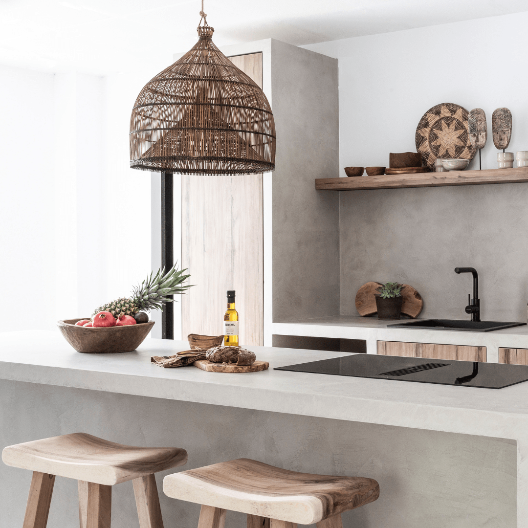 Zoco Home Decor/Lighting Fish Trap Lampshade | Brown 50cm