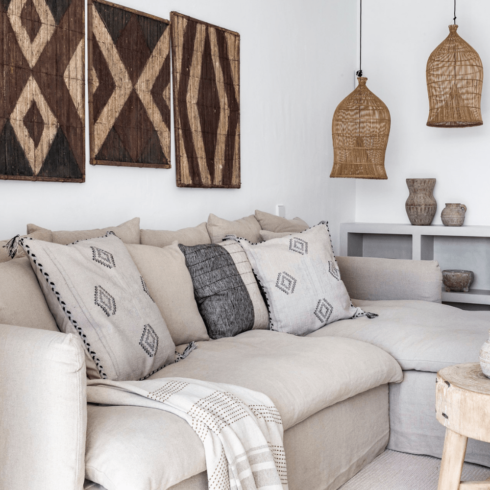 Zoco Home Decor/Lighting Fish Trap Lampshade | Natural