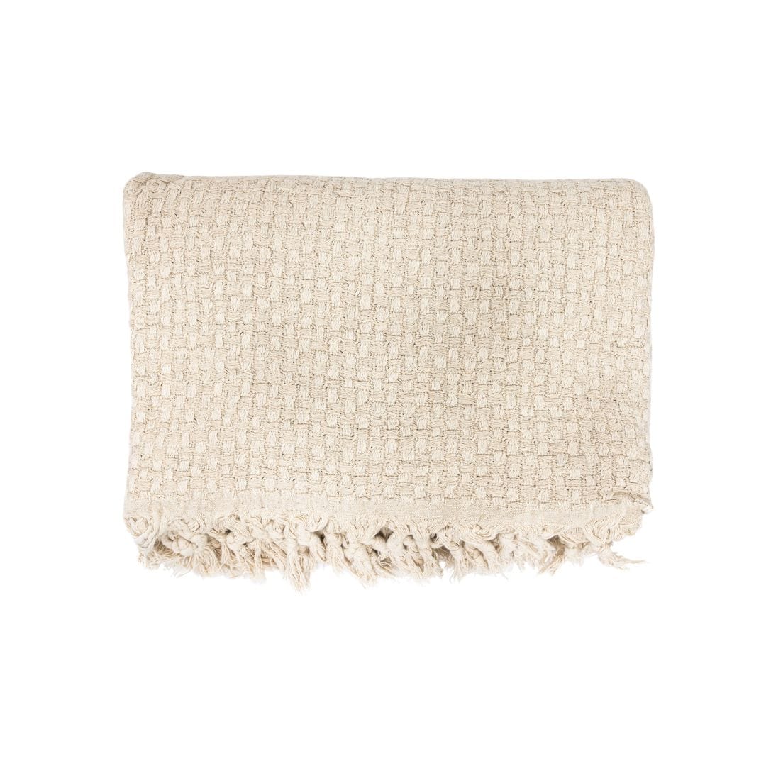 Zoco Home Decor/Textile Fouta Throw | Natural | 125x195 cm