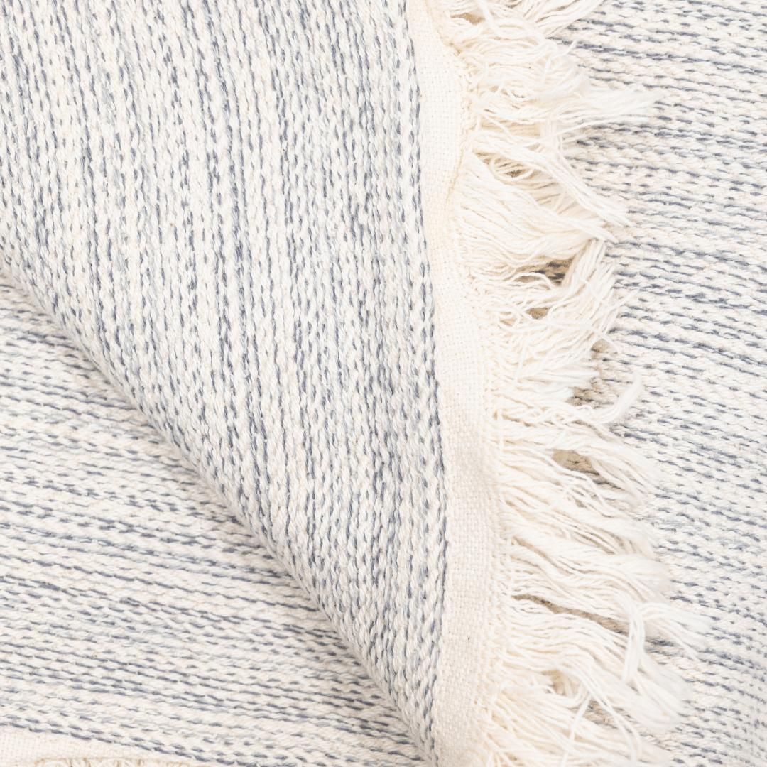 Zoco Home Decor/Textile Fouta Throw | Silver Grey 130x200cm