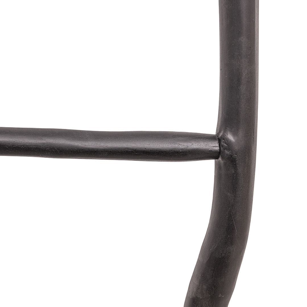 Zoco Home Decor/Accessories Freya Black Teak Ladder & Towel Holder | 165cm