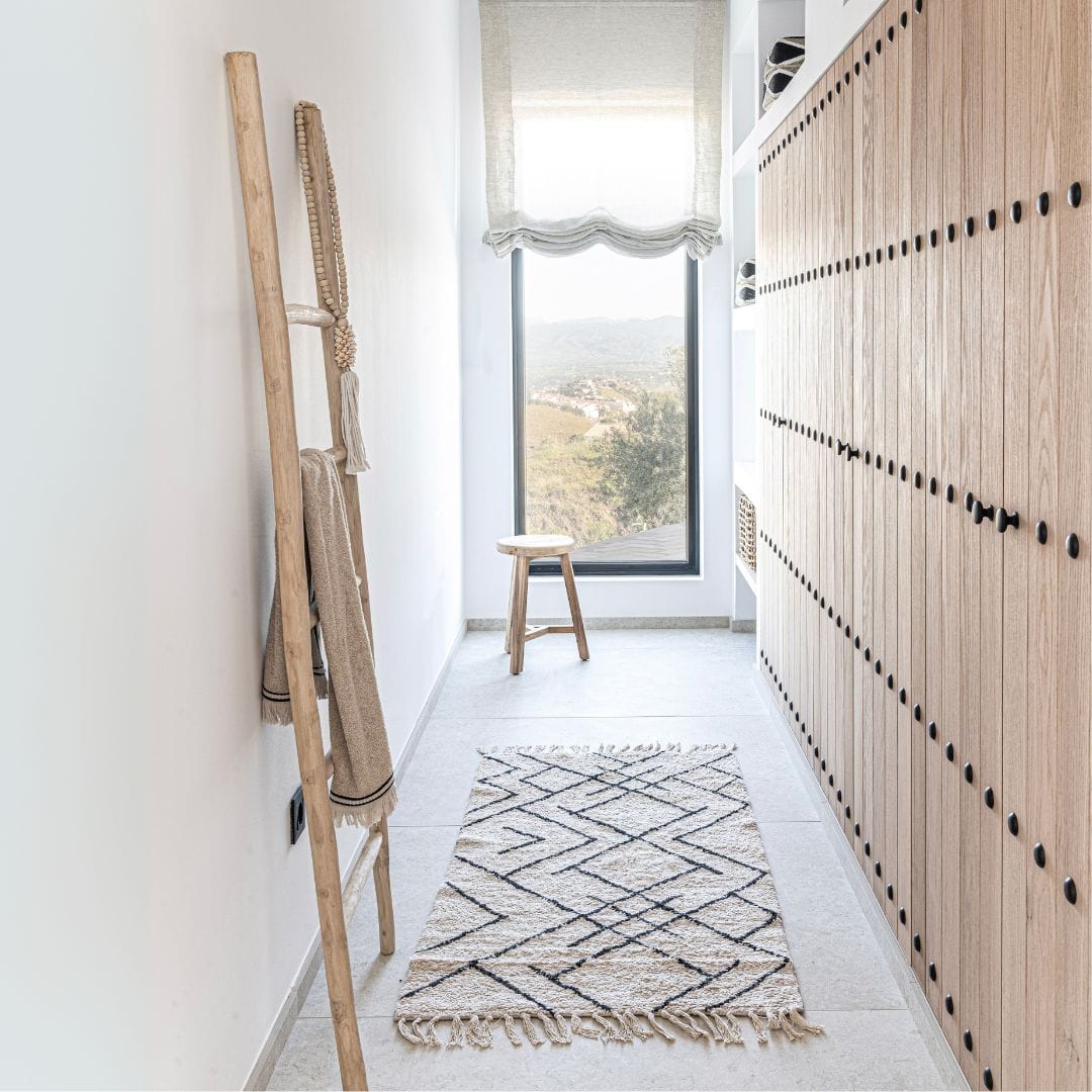 Zoco Home Decor/Accessories Freya Teak Ladder & Towel Holder | 165cm