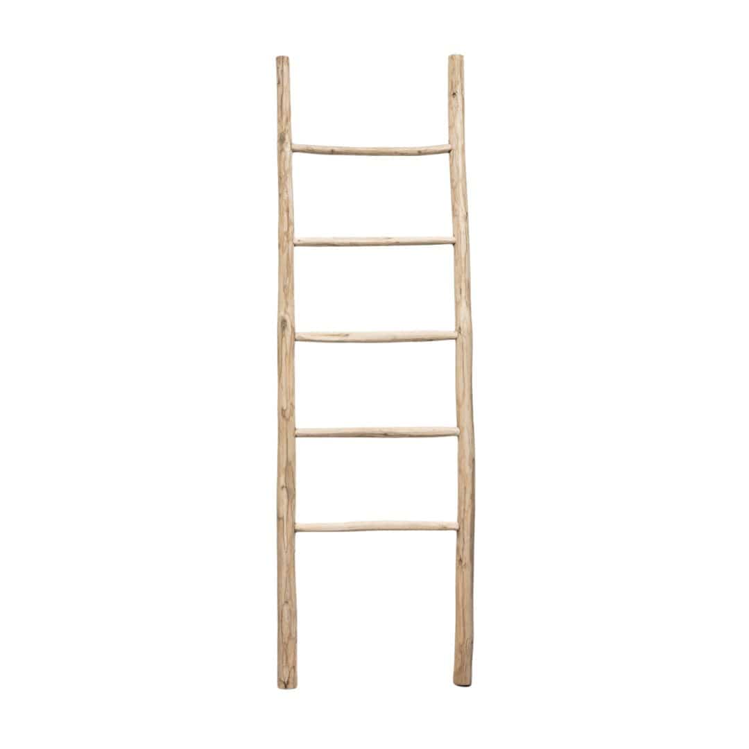Zoco Home Decor/Accessories Freya Teak Ladder & Towel Holder | 165cm