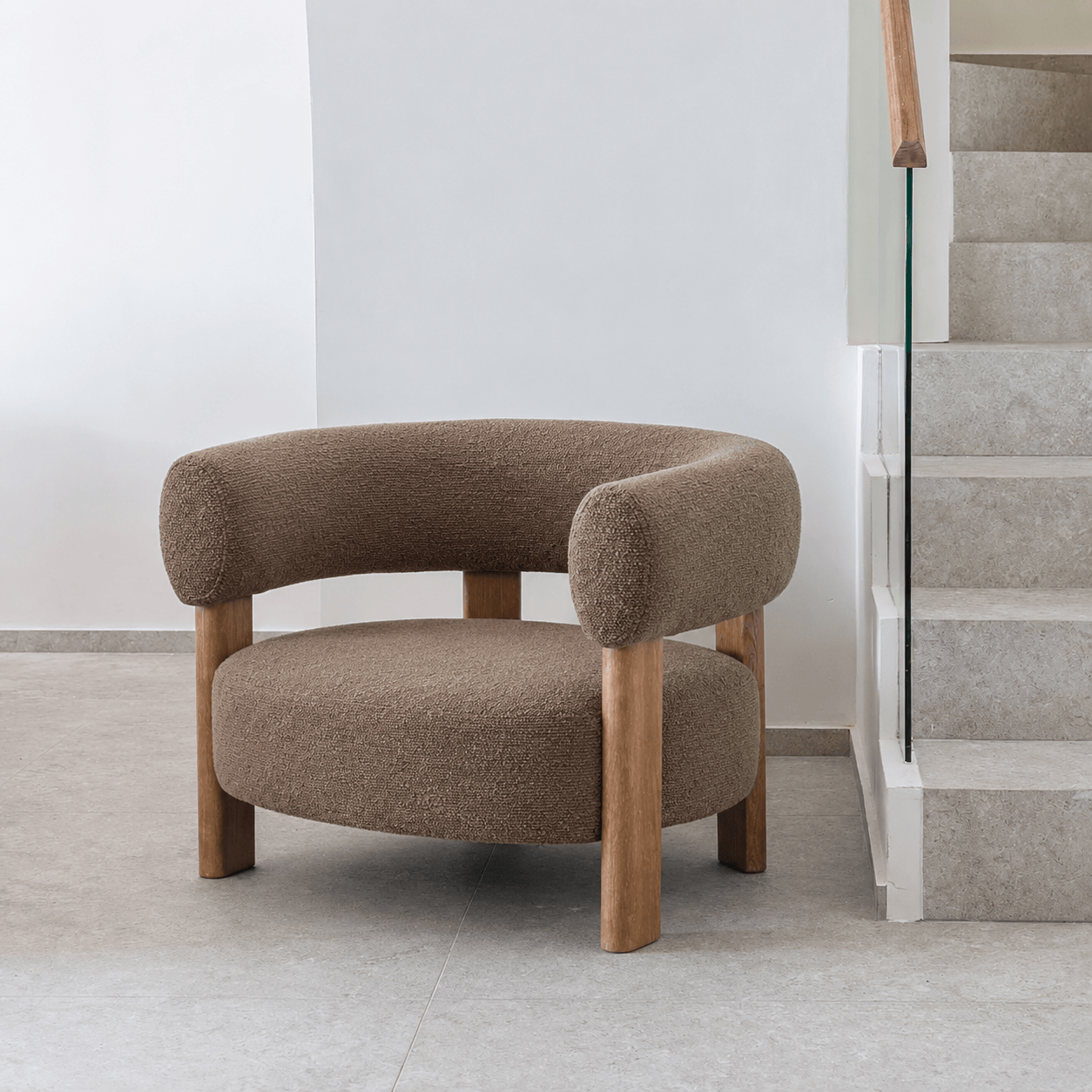 Zoco Home Mobiliário/Sofás Poltrona Halea | Mocha