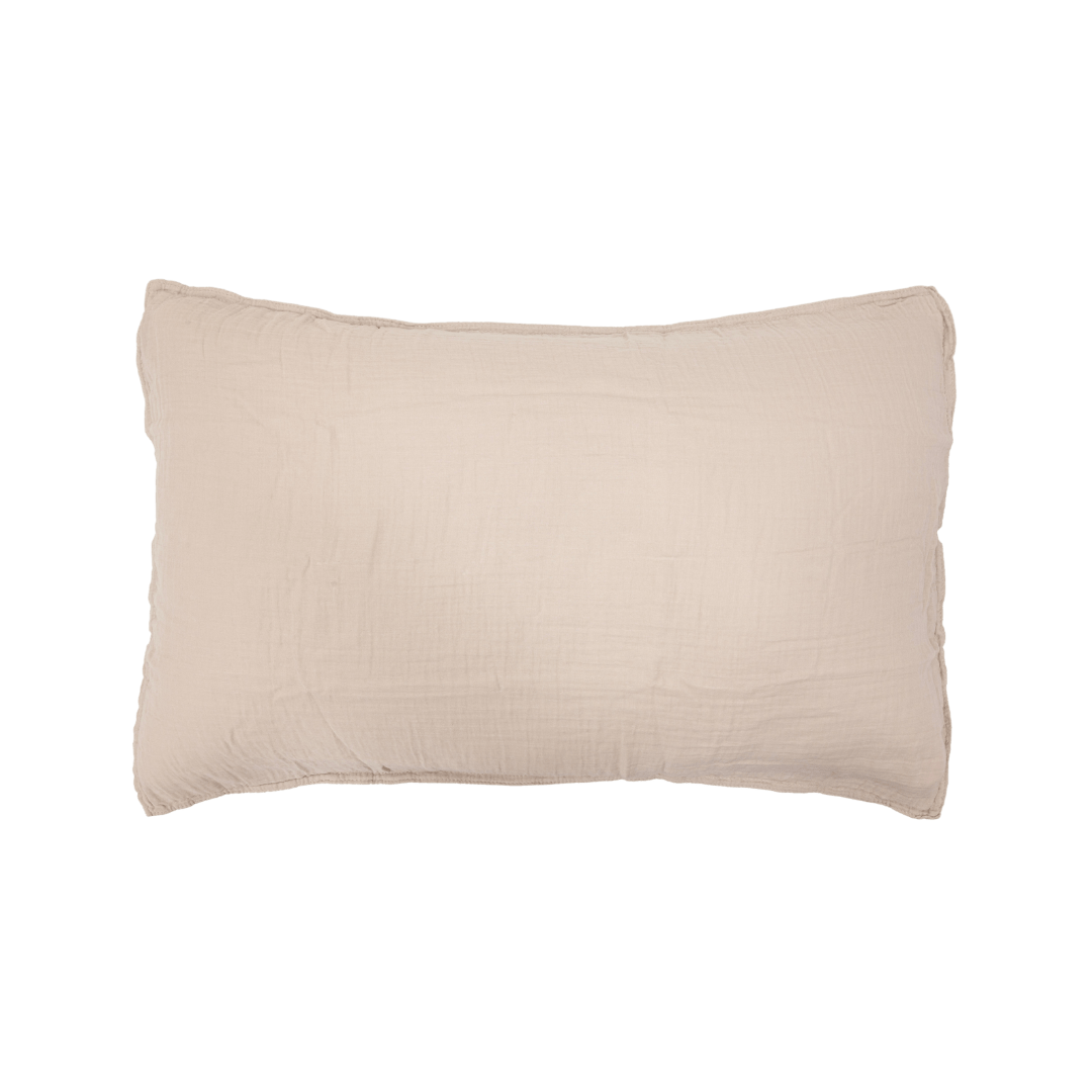 Funda de almohada Zoco Home | Arena, 50 x 70 cm | Juego de dos