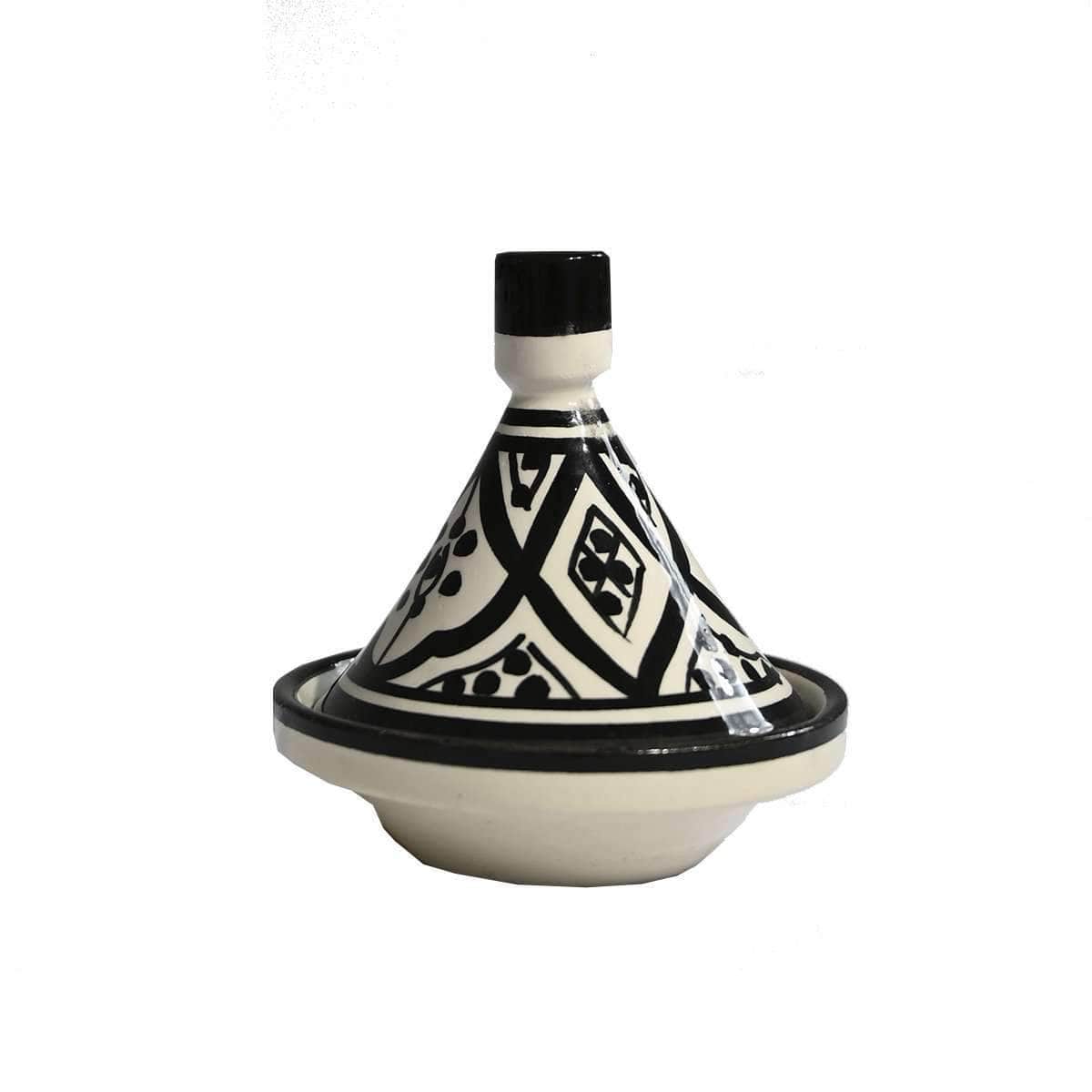Mini Tagine | Black & White 9cm