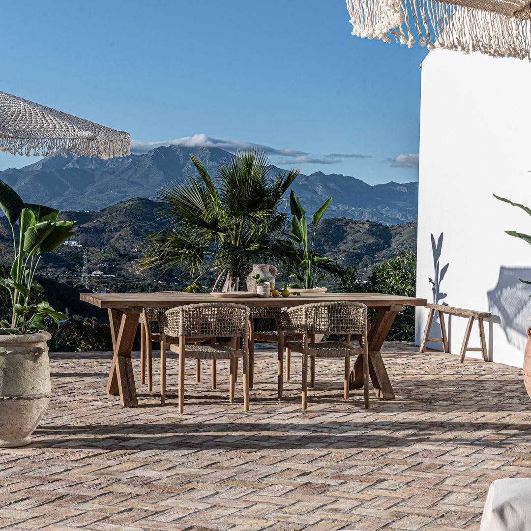 Zoco Home Outdoor/Chair/Dining Ibiza Dining Armchair | Sand