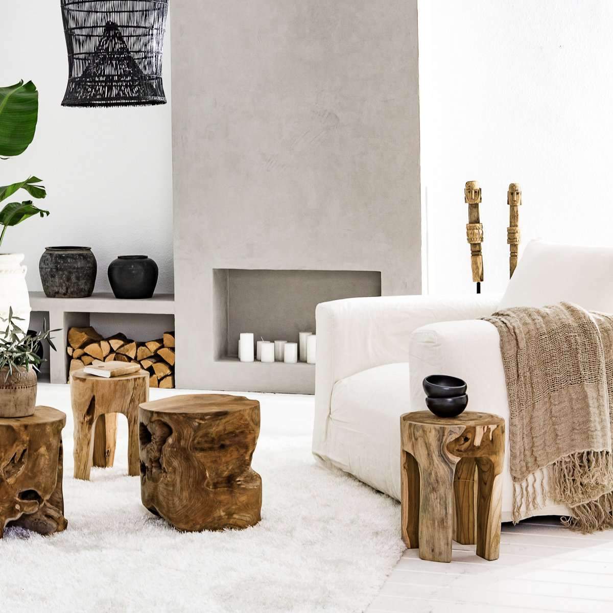 Zoco Home Furniture/Sofa Ibiza Linen Single Sofa