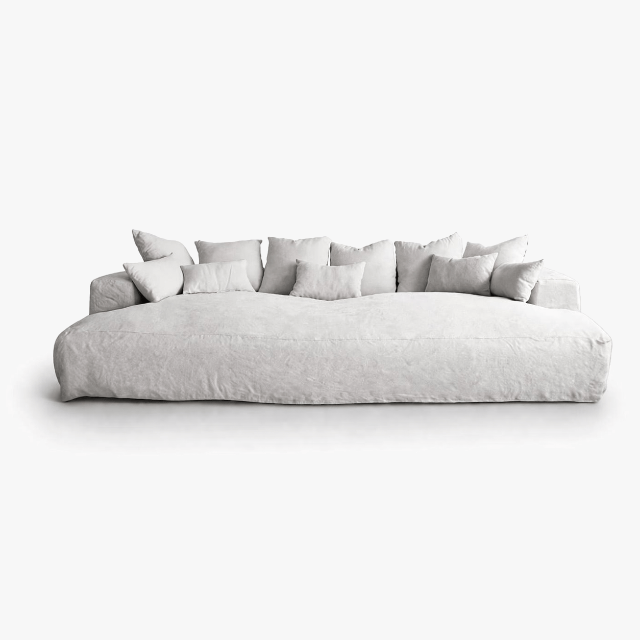Zoco Home Furniture/Sofa Ibiza Linen Sofa | XL 330cm