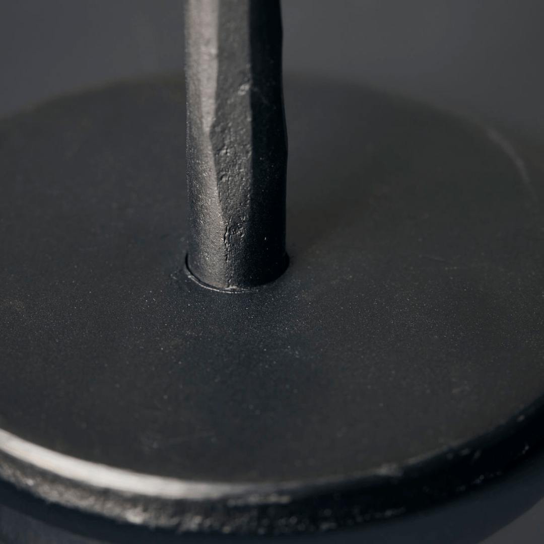 Zoco Home Home accessories Iron Candle Stand | Black 6x29cm