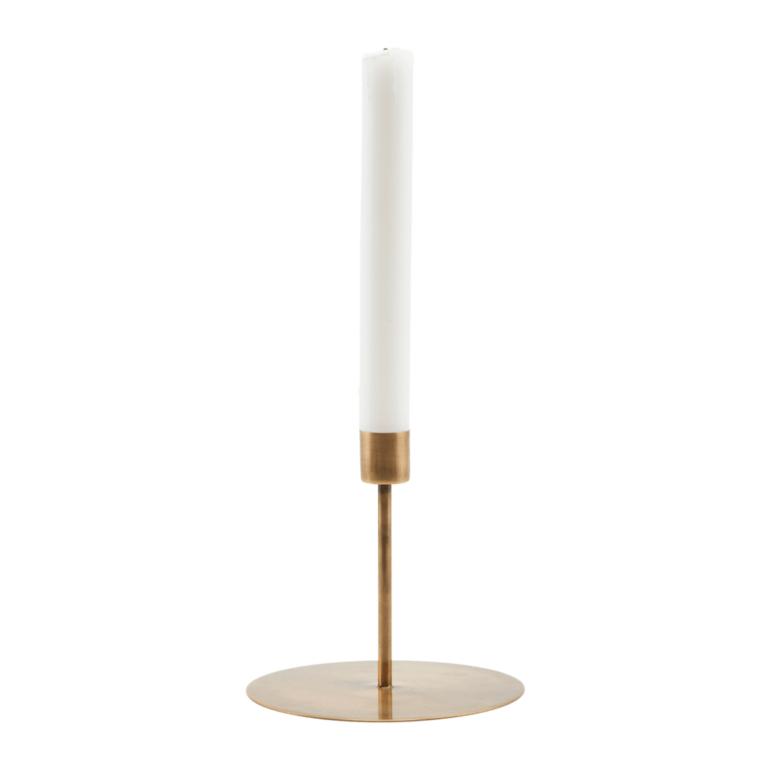 Zoco Home Iron Candle Stand | Brass 13X12cm