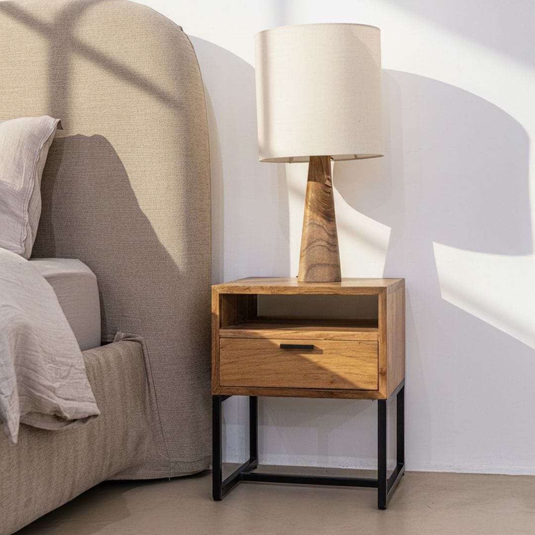 Zoco Home Furniture/Table/Side Ivy Bedside Table