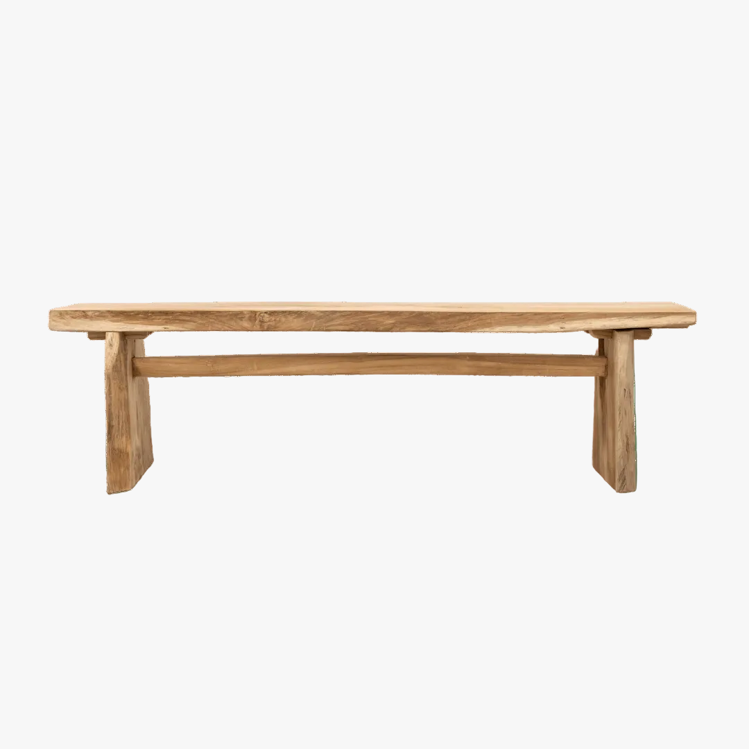 Zoco Home Banco de teca natural | 180 cm