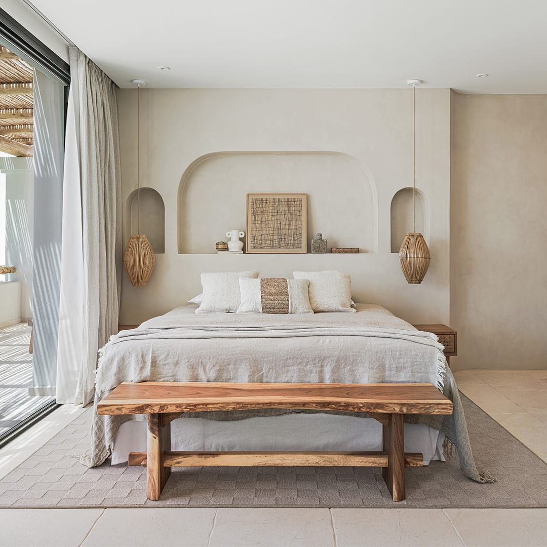 Zoco Home Banco de teca natural | 180 cm